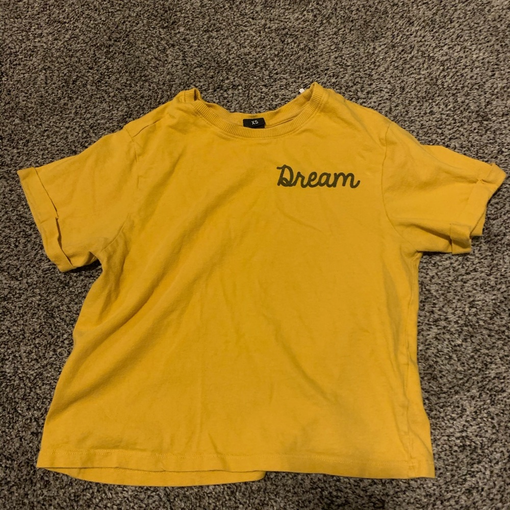 Yellow t-shirt